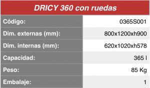 Dricy 360 con ruedas